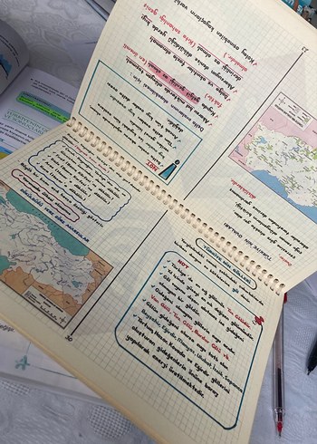 KPSS Coğrafya Not Defteri - Spiralli - Görsel 2
