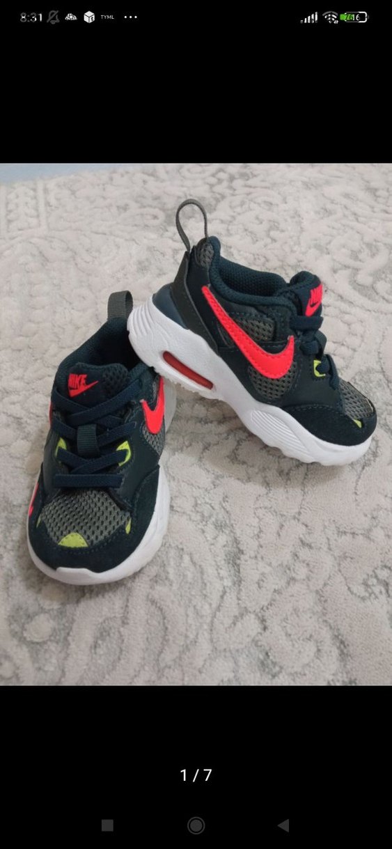 Nike Erkek Çocuk Spor Ayakkabı Velcro - Görsel 2