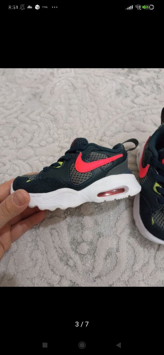 Nike Erkek Çocuk Spor Ayakkabı Velcro - Görsel 3