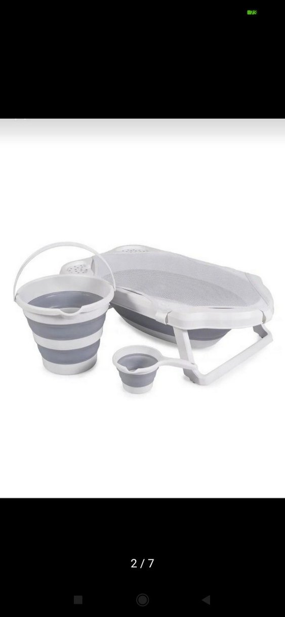 3 lü katlanan küvet seti - Görsel 2