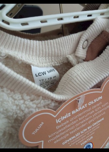 LCW Peluş Detaylı Bebek Tulum - Görsel 3