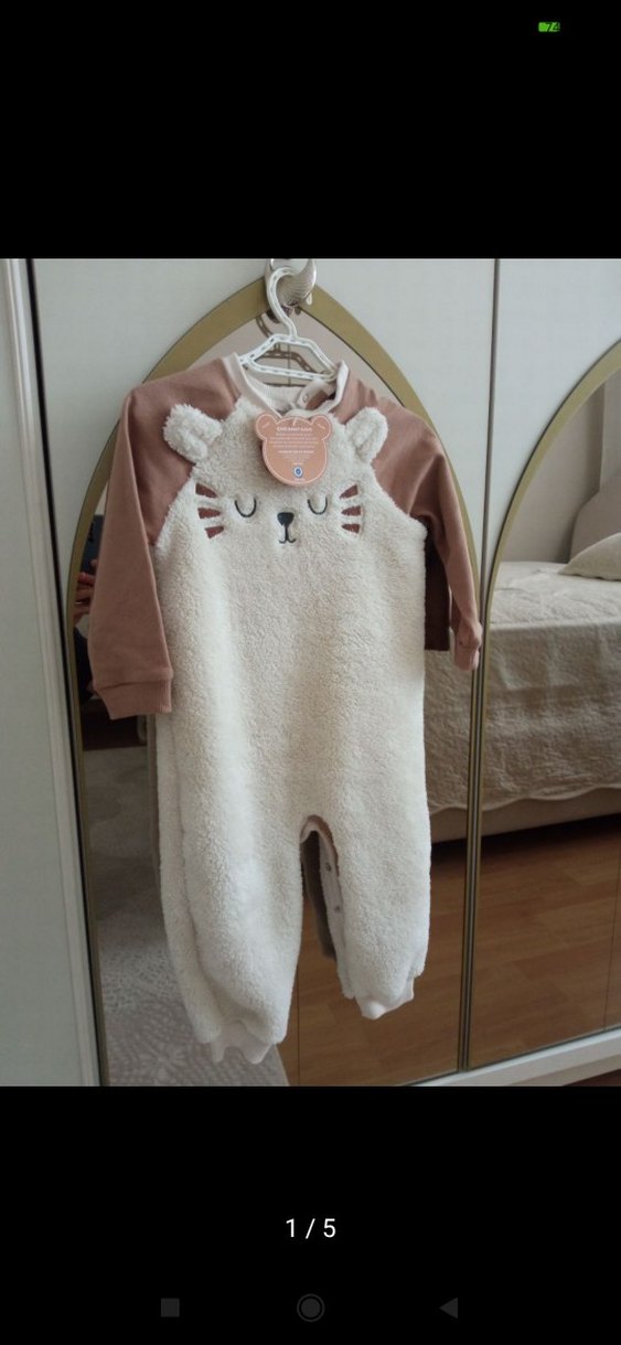 LCW Peluş Detaylı Bebek Tulum - Görsel 2