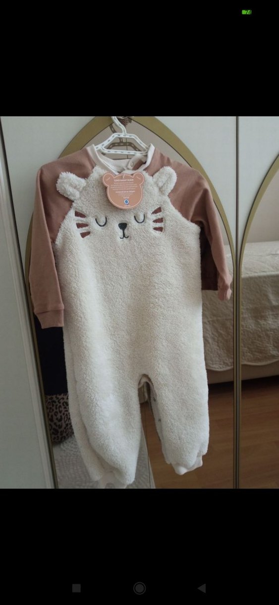 LCW Peluş Detaylı Bebek Tulum - Görsel 4