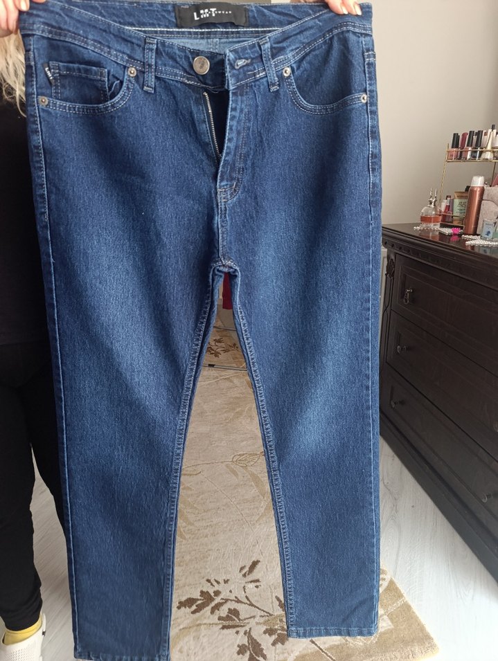 Lacivert Regular Fit Erkek Kot Pantolon - Görsel 2