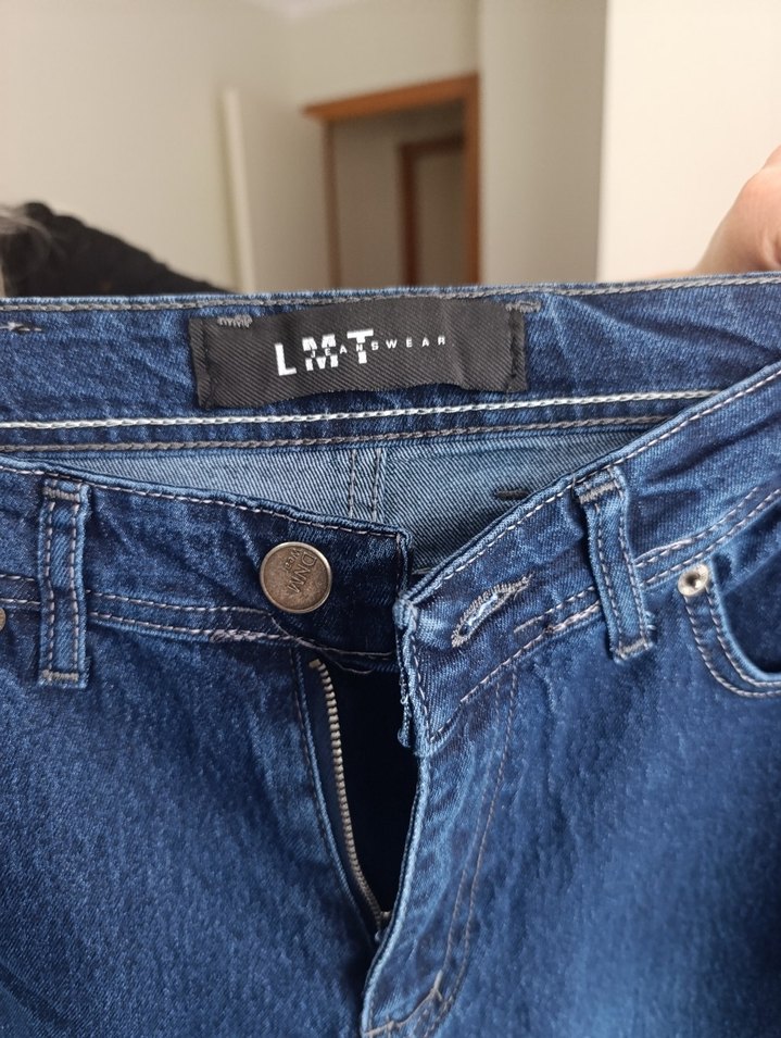 Lacivert Regular Fit Erkek Kot Pantolon - Görsel 3
