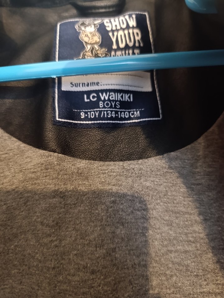 Erkek çocuk deri ceket (9-10 yaşa uygun) - Görsel 2