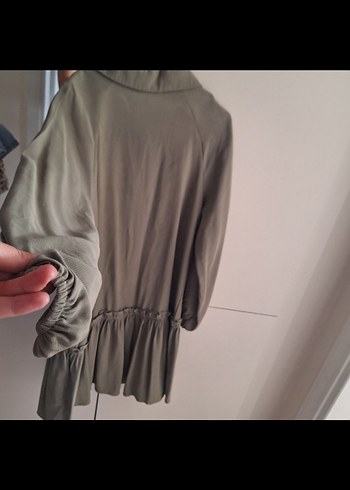 ZARA 11 12 YAŞ Düğmeli Uzun Kollu Elbise - Görsel 4