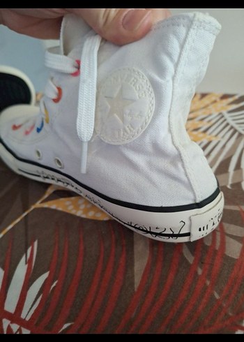 CONVERSE 35 NO Bağcıklı Beyaz Renkli Orjinal - Görsel 4