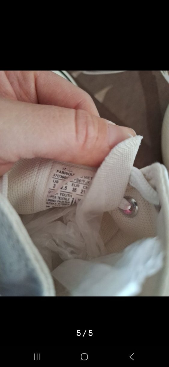 CONVERSE 35 NO Bağcıklı Beyaz Renkli Orjinal - Görsel 5