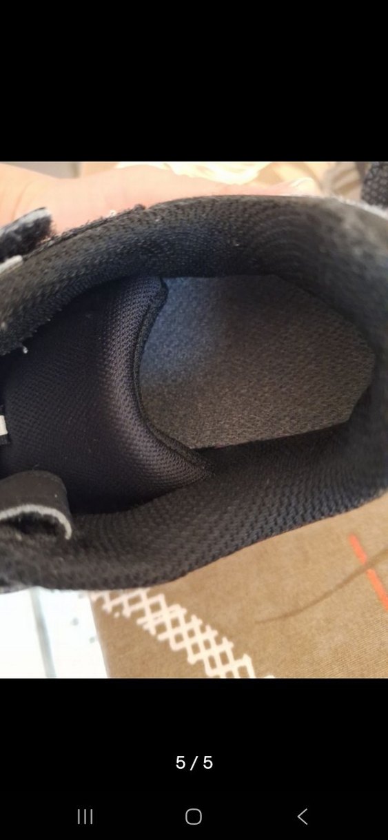 Decathlon 35 no Kız Çocuk Siyah Cırtlı Spor Ayakkabı - Görsel 4