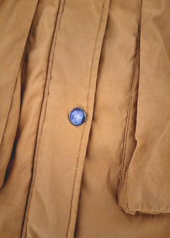 ZARA 11 12 YAŞ hardal rengi Kaban - Görsel 5