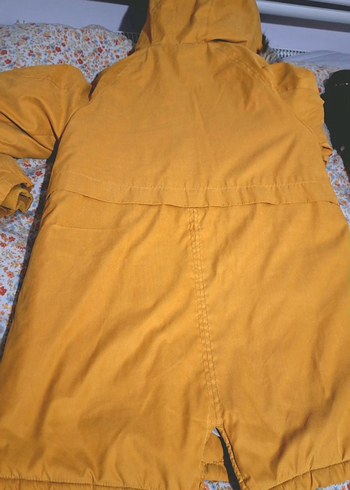 ZARA 11 12 YAŞ hardal rengi Kaban - Görsel 2
