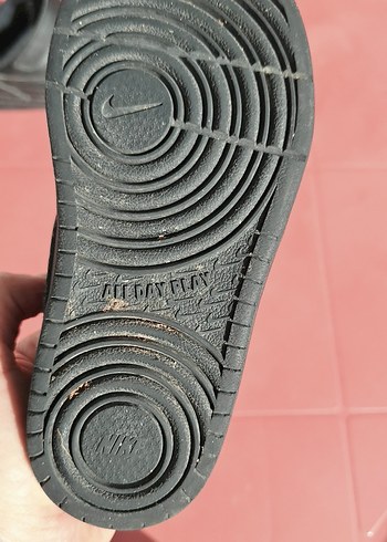 NIKE 28 NO Erkek Çocuk Siyah Cırtlı Günlük Spor Ayakkabı - Görsel 3