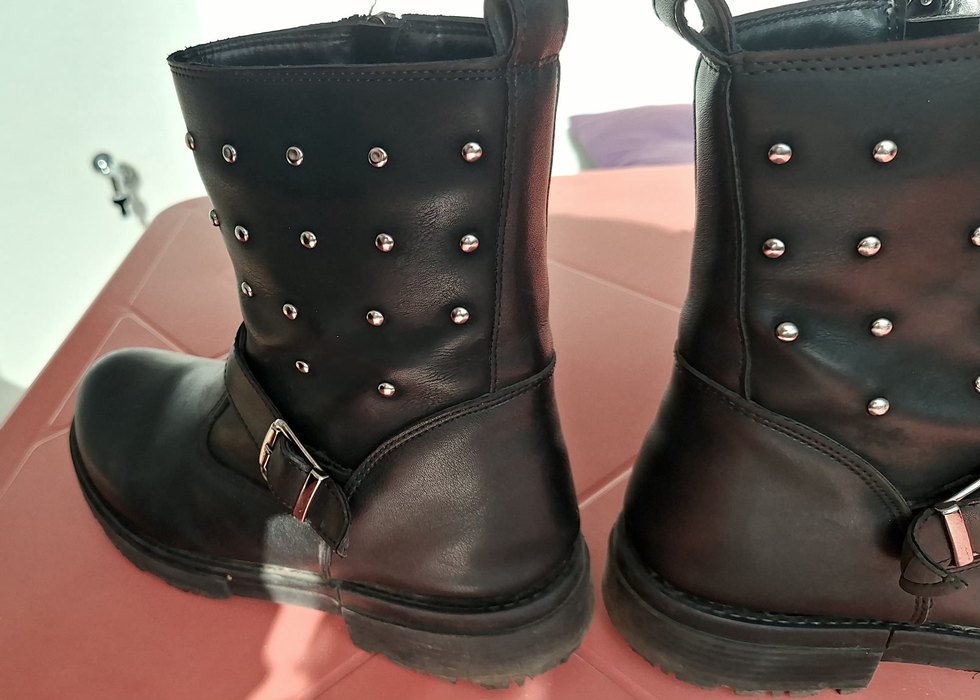 Seventeen marka Siyah Tokalı Kız Çocuk Biker Botu - Görsel 2