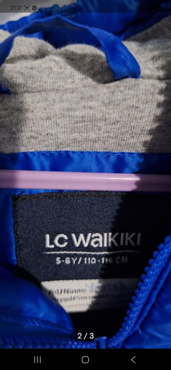 5 6 yaş LCW Renkli Fermuarlı Erkek Çocuk Yelek - Görsel 2