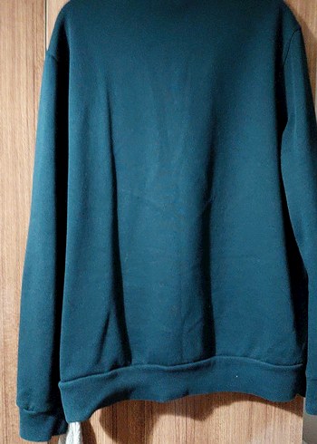 Mavi Yarım Fermuarlı Yüksek Yakalı Erkek Polar - Görsel 3