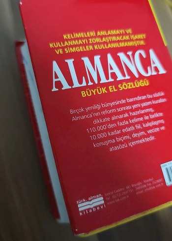Almanca-Türkçe Büyük El Sözlüğü - Görsel 4