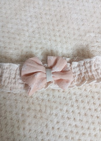 Pudra şeftali & ekru Vintage Nakışlı Kız Elbise - Görsel 2