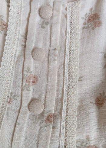 Uzun kollu Müslin Kız çocuk elbisesi - Görsel 2