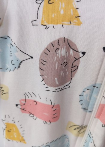 Pastel Renkli Uzun Kollu Bebek Tulum - Görsel 3