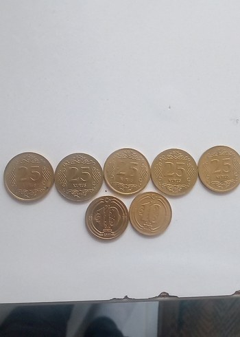 ürün özel baskı 25 ve 10 kuruştur güzel ve makul para veren alr - Görsel 6