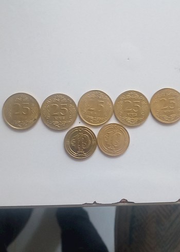 ürün özel baskı 25 ve 10 kuruştur güzel ve makul para veren alr - Görsel 4