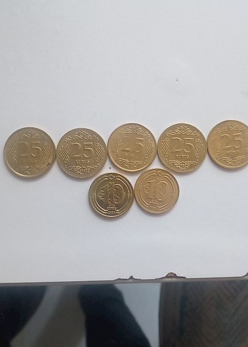 ürün özel baskı 25 ve 10 kuruştur güzel ve makul para veren alr - Görsel 5