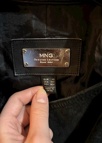 Siyah Deri Biker Ceket Kadın - Görsel 3