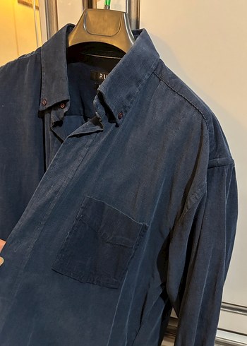 RUA Reguler Fit Erkek Mavi Denim Gömlek - Görsel 2