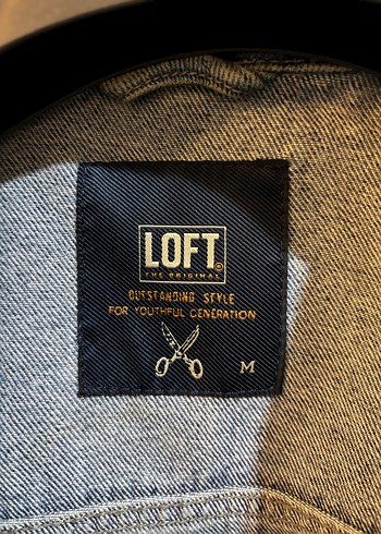 Erkek Vintage Mavi Baskılı Denim Ceket - Görsel 4