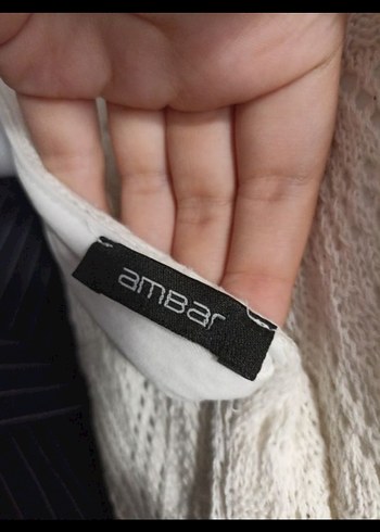 Askılı Ajur Desenli Triko Elbise - Görsel 4