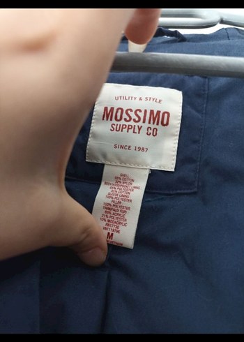 mossimo lacivert mont - Görsel 2