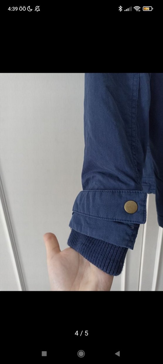 mossimo lacivert mont - Görsel 4