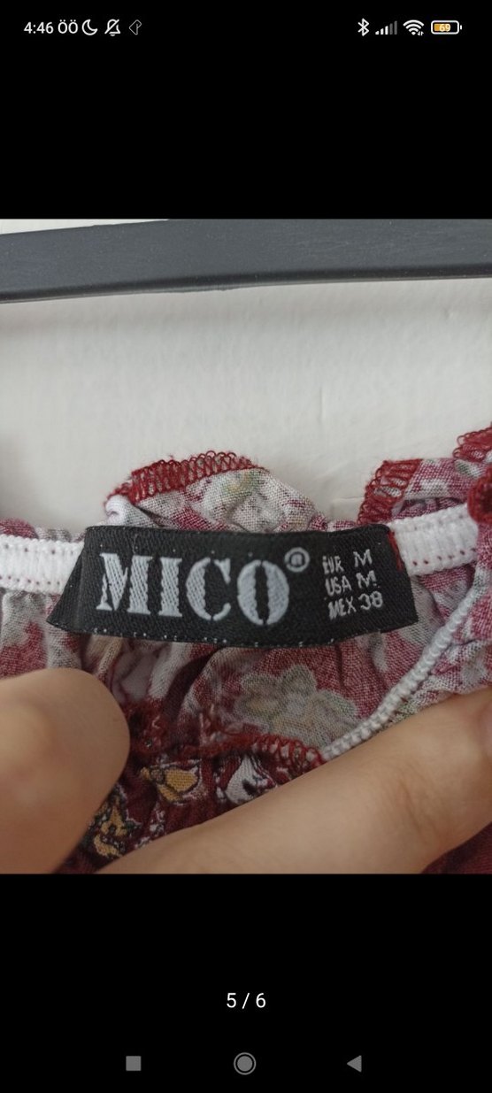 y2k vintage Çiçekli crop - Görsel 5