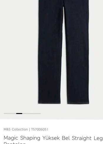 m&s denim kot pantolon - Görsel 3