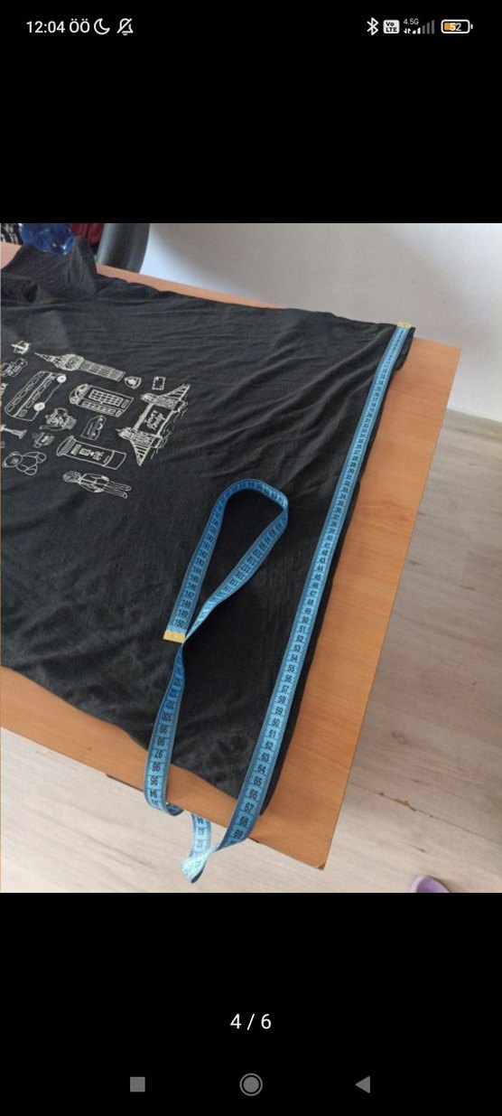 Lc Waikiki Siyah Baskılı Kadın Tişört - Görsel 4