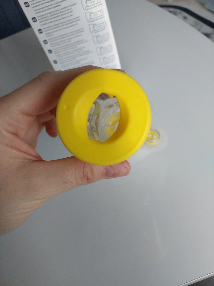 AeroChamber Flow-Vu İnhaler Odası Sarı - Görsel 4