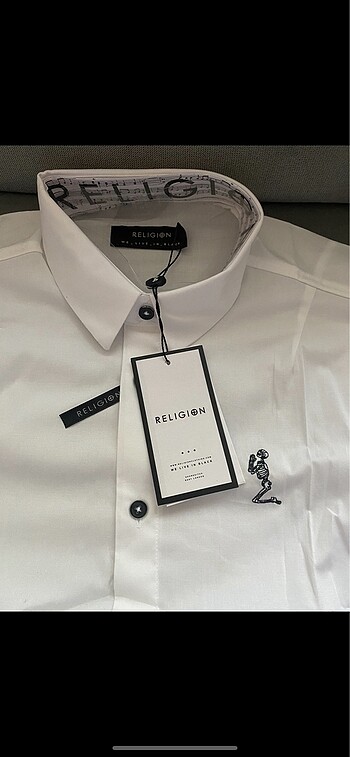 True Religion Religion kısa kollu erkek gömlek
