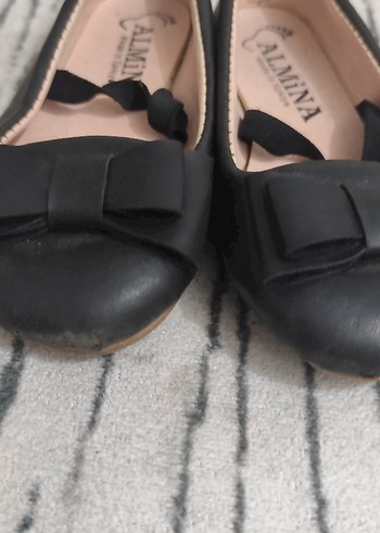 Kız Çocuk Siyah Tokalı Babet Ayakkabı - Görsel 2