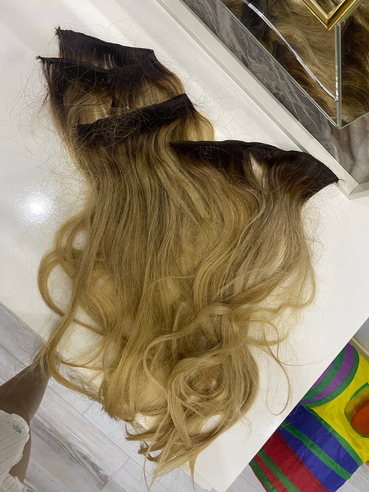 Bej ve Gri Kürklü Bohem Saç Aksesuarı - Görsel 3