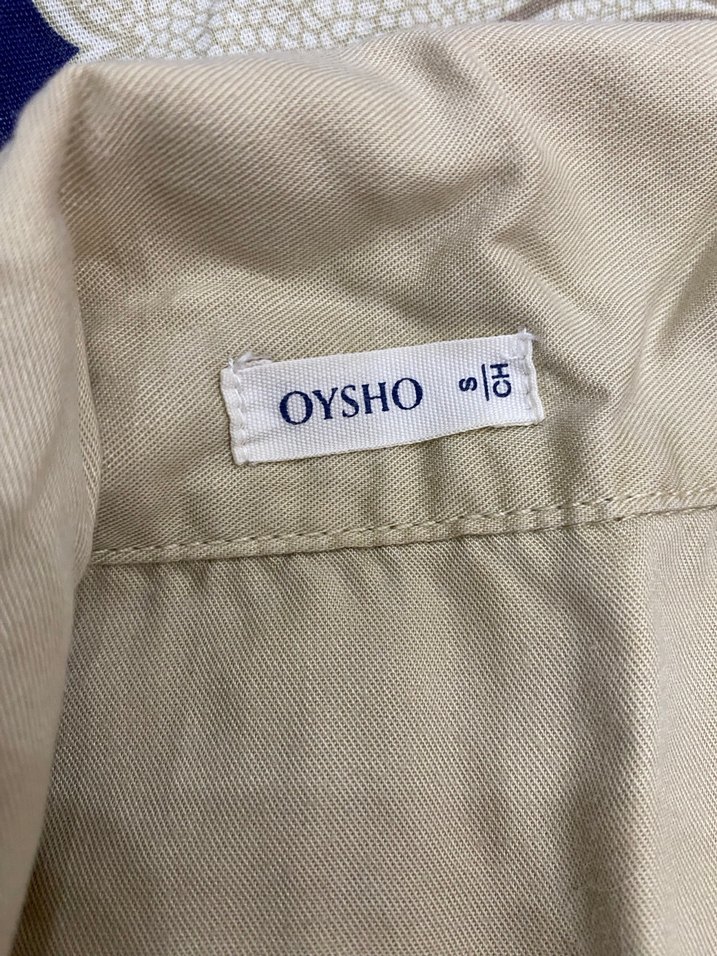 Bej Kısa Kollu Keten Kadın Takım - Görsel 2