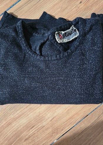 Gri İnce Triko Kadın Elbise - Görsel 3