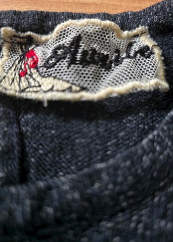 Gri İnce Triko Kadın Elbise - Görsel 8