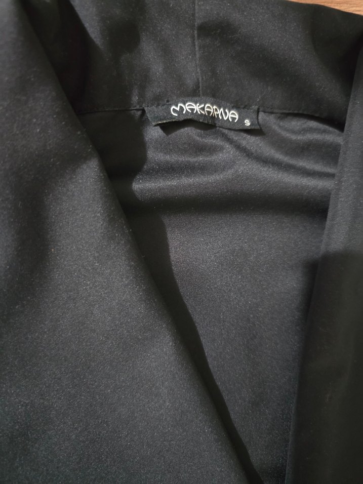 Kadın Siyah Kuşaklı Midi Trençkot - Görsel 3