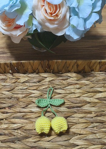 Renkli Örgü Bohem Anahtarlık Seti - Görsel 7