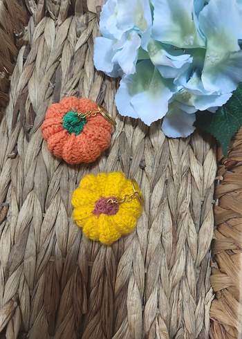 Renkli Örgü Bohem Anahtarlık Seti - Görsel 3