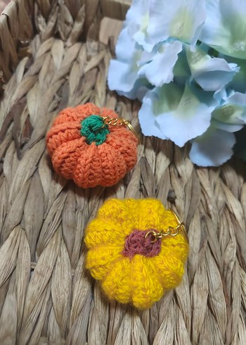 Renkli Örgü Bohem Anahtarlık Seti - Görsel 2