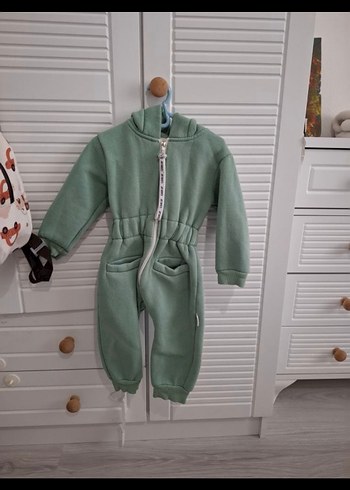 Yeşil Bebek Erkek Polar Tulum - Görsel 3