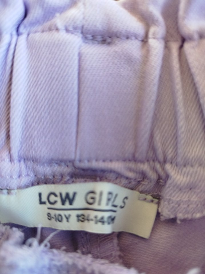 lila renk pantolon 9/10 yaş - Görsel 2