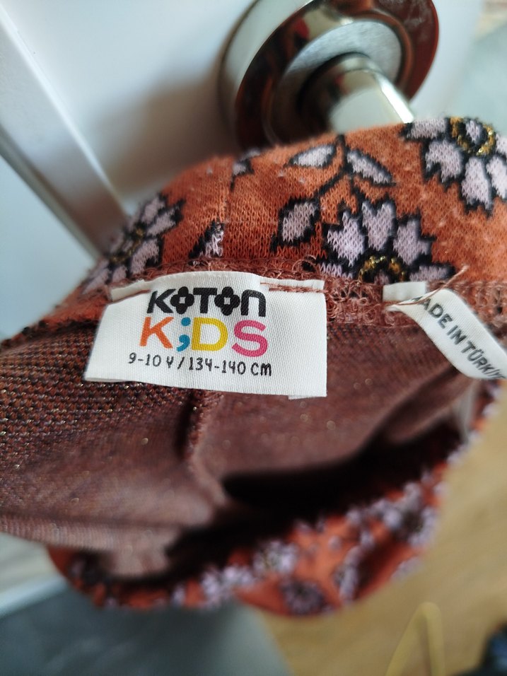 9/10 yaş koton kız çocuk pantolon - Görsel 2